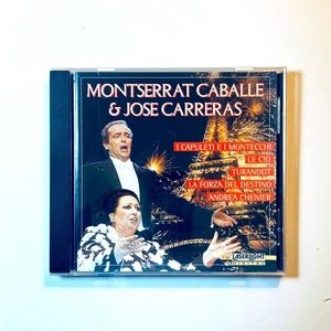 Montserrat Caballe and Jose Carreras Opera CD Live in Paris